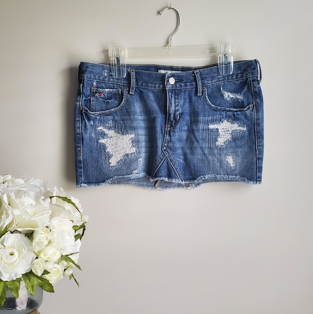 Vintage Hollister Denim Mini Skirt